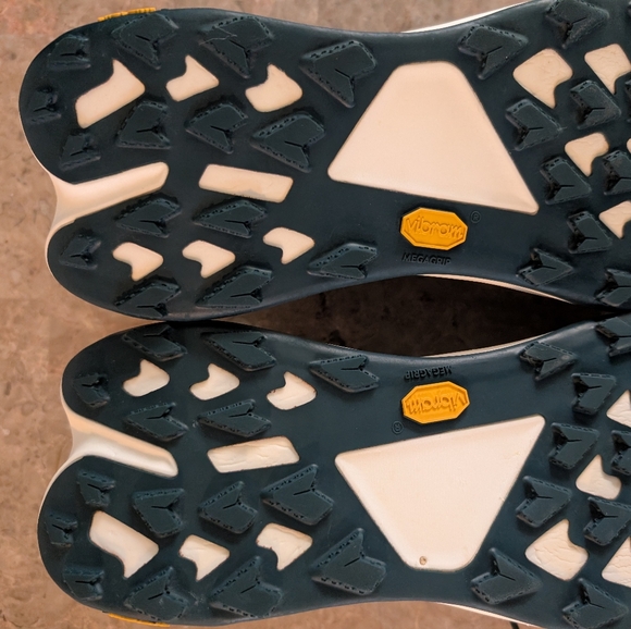 Hoka Tecton X3 Tart Apple-blue Twilight Trail Running Shoes Men Size 12D No Box - Picture 11 of 13